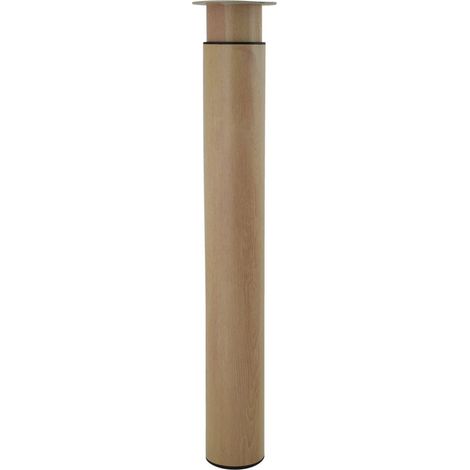 Pata de mesa, 705/1300 x 102 mm, acero y madera. AUTRES (1/2)