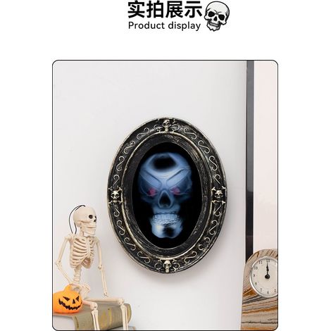 Magischer Spiegelrahmen mit Sensor Halloween Escape Game Maison Hantée Horreur (1/3)
