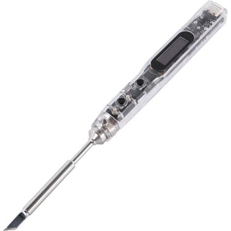 Fer à souder électrique intelligent portable, stylo à souder, écran OLED 0,91 pouce, boîtier en polycarbonate, contrôle précis de la température (réglable de 0 à 450 °C). (1/5)