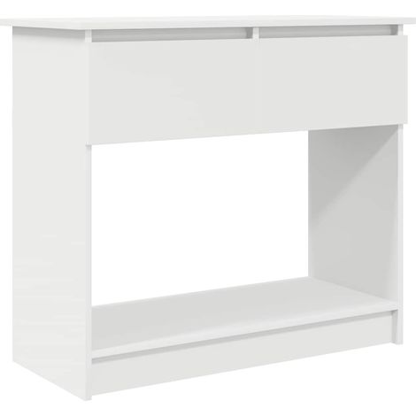 Maison Exclusive - Mesa consola con cajones blanca 85,5x38,5x74,5