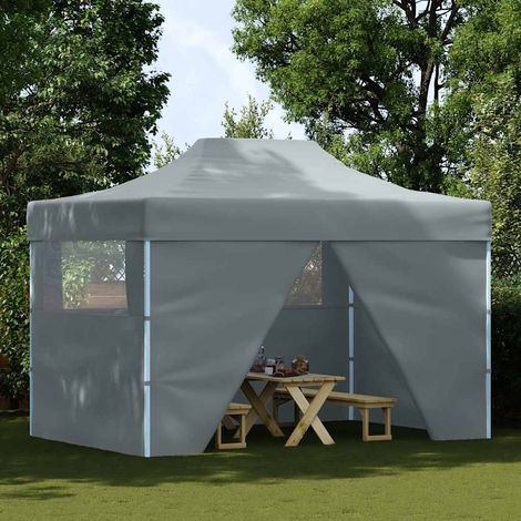 Maison Exclusive - Profi-Partyzelt Faltbar mit 4 Seitenwänden 3×4