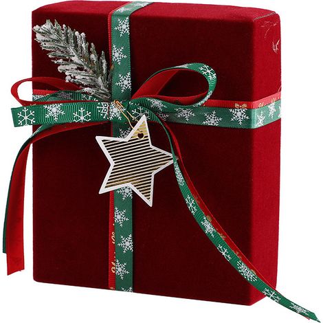 Red Velvet New Year's Gift Box Christmas Eve Apple Decoration (1/5)