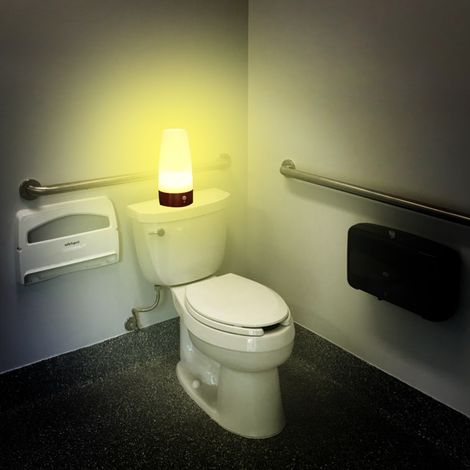 Veilleuse intelligente sans fil à détecteur de mouvement, fonctionnant sur piles, lampe de chevet/de bureau pour chambre, salon, cuisine, chambre d'enfant (1/5)