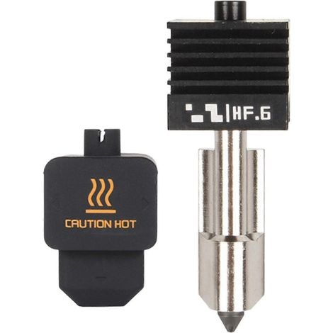 Für Bambu Lab H2S Hotend High Flow Hotend für Bambu Lab H2C H2D Düse HF Monoblock Gehärtete Stahldüse Hotend 0,6 mm (0,6 mm)