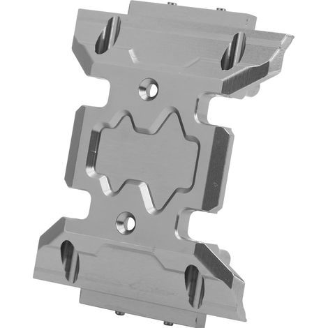 Schutzplatte für das Getriebe aus Aluminiumlegierung, Ersatzteil für Axial SCX10 III AXI03007, titanfarben (1/5)