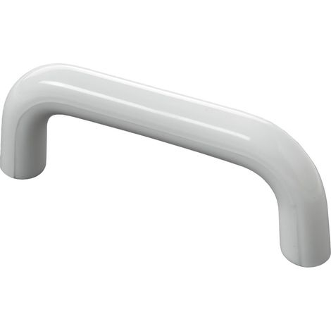 Hettich Möbelgriff Kunststoff weiß 10,0 x 73,0 x 28,0 mm - 1 Stück Möbelgriffe