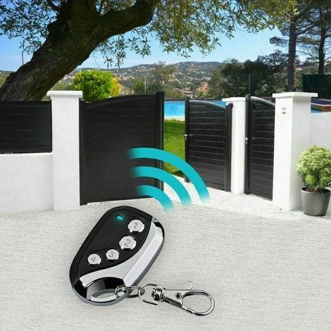 Telecommande Universelle de Copie - Pour Portes Automatiques de Garage Portail Fenêtre Éclairage - 4 Boutons Indépendants - Fonctionne avec Systèmes 433 MHz - 1 Pièce (1/4)