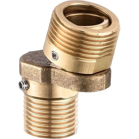 Tête de Robinet Universelle Rotative en Laiton Ajustable - Courte, Extensible et Pliable (1/5)