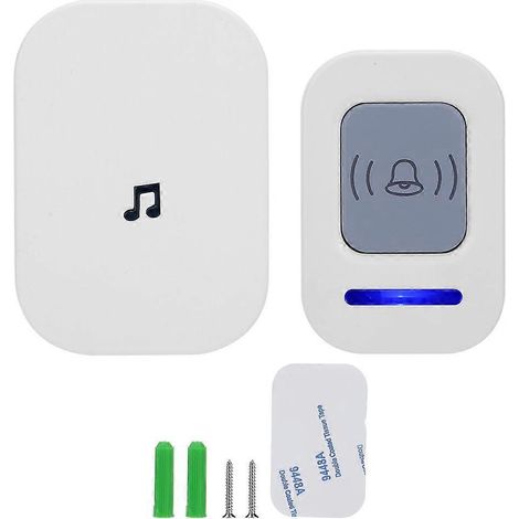 Intelligente, kabellose Türklingel mit Fernbedienung, 280 m Reichweite, wasserdicht, 90–260 V (1/4)