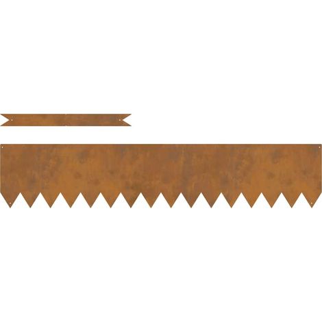 Bordure de Pelouse 50 pcs Marron 100 x 0.05 x 20 cm CFW912809 (1/5)