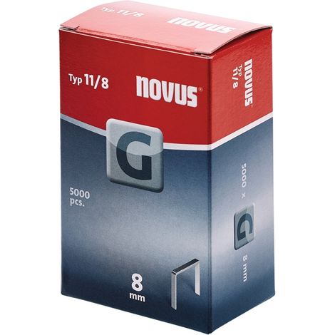 Agrafes Typ G a 5000 StckNr.11/ 8 vz Novus