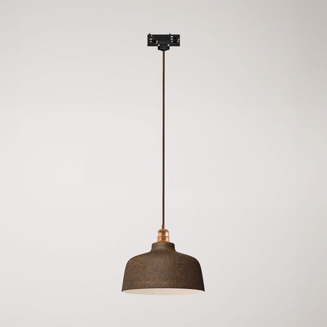 Creative Cables - Candeeiro suspenso com abajur Coppa e adaptador de calha - lâmpada incluída