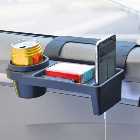 Lot de 2 boîtes de rangement multifonctionnelles pour voiture — Organiseurs porte-gobelets suspendus pour portières