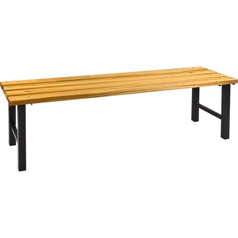 ADB Garderobenbank Umkleidebank Garderoben Sitzbank freistehend 1500x400x420 mm (1/3)
