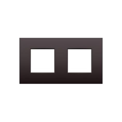 Niko 124-76800 Double Cover plate Intense dark brown