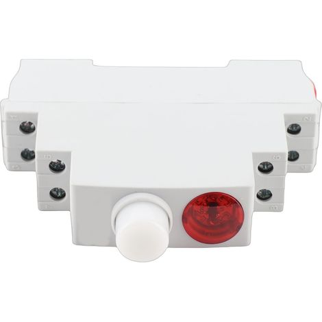 Voyant LED sur rail DIN pour contacteur de démarrage magnétique, commande de ligne électrique AC/DC 230 V (1/5)
