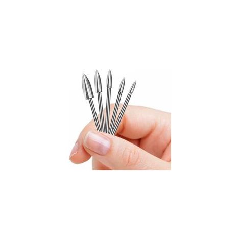 Set mit 5 Holzbohrern, 1/8 Zoll Schaftdurchmesser, geeignet zum Schleifen, Schnitzen und Bohren für Heimwerkerprojekte. - Crezuo