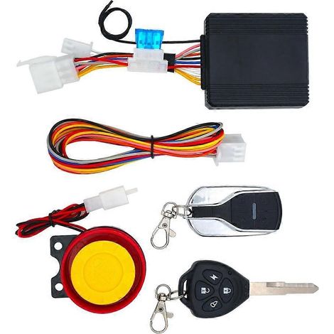 Alarme antivol étanche pour moto, avec démarrage à distance, activation et désactivation du moteur. (1/5)