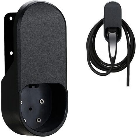 Connecteur mural de câble de chargeur EV KZQ, organisateur de câble EV, support mural de chargeur mural, compatible avec la plupart des véhicules électriques standard européens. (1/5)
