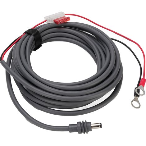 Câble d'alimentation satellite DIY 18AWG, rallonge avec porte-fusible automobile, prise CC ATC ATO, 5 m / 16,4 pi (1/5)