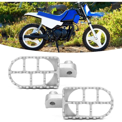 Repose-pieds moto en aluminium pour Kawasaki KLX110, KLX110L, KLX125 - Pédales de rechange (1/5)