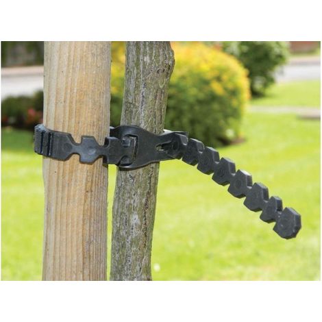 Tie 30cm Black Flexible Plastic Reusable For Plants Garland