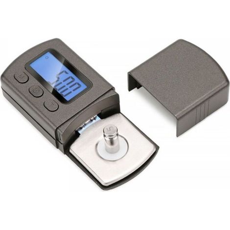 Compteur de pression d’aiguille pour tourne-disque en vinyle 5g/0.01g, mini balance électronique à bijoux avec rétroéclairage LCD (1/4)