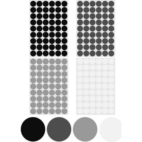 216 Pièces Cache vis adhesif 21mm Cache Trou Meuble 4 Couleurs Cache Vis Bois Cache Trou Blanc Cache Vis Blanc Adhesif pour Armoires Placard Bureau (1/5)