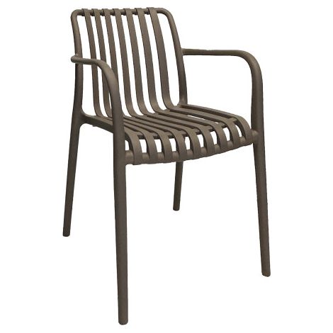 Silla Nives tortora 56x42x81