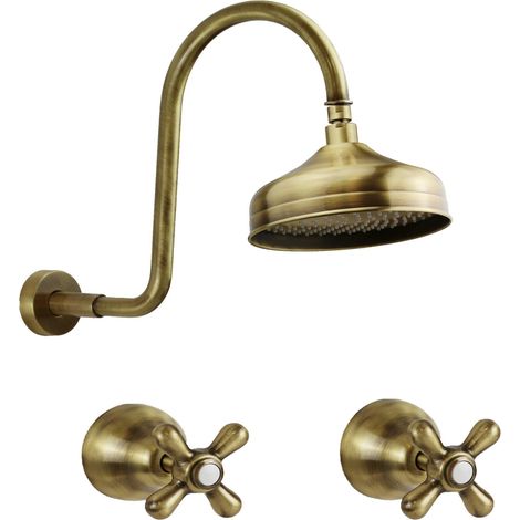 Ensemble de douche de couleur bronze de style rétro Piralla Sofia 0SFF3999A21 Bronze (1/4)