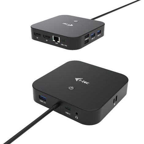 i-tec USB-C Dual Display Docking Station with Power Delivery 100 W (1/4)