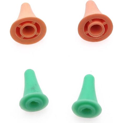 10 Embouts de protection, Aiguilles à tricoter, Silicone souple, Crochet, Tricot (1/5)