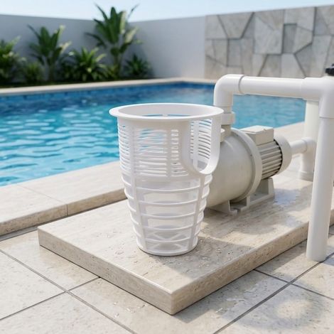 Panier de pompe de piscine de rechange pour Pentair 070387 pour Whisperflo – Filtre à 40 mailles amélioré – Construction en ABS robuste pour systèmes de nettoyage de piscine (1/5)