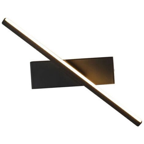 Applique murale rotative pour chambre à coucher, coque en fer, Surface de cuisson à haute température, lampe de chevet Anti-Corrosion pour la maison, lumière blanche et noire (1/5)