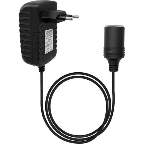 Adaptateur Prise Allume-Cigare 12V 2A, Convertisseur Adaptateur AC/DC pour système de Navigation, convertisseur de Courant, convertisseur de (1/5)