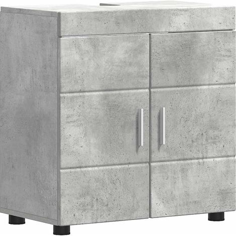 Ensemble de Meubles de Salle de Bain TULUM Gris béton CFW209852 (1/5)