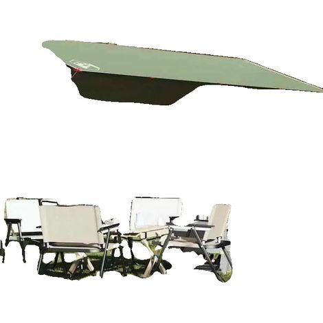 Lona impermeable, material Oxford duradero, ojales reforzados, 400 x 294 cm. (1/2)