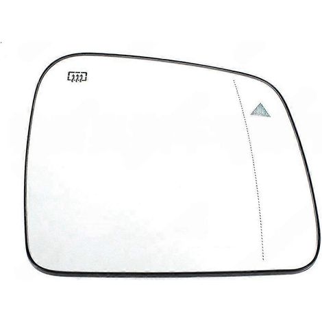 Rechter Außenspiegel (Glas) für Jeep Grand Cherokee 11-21 mit Enteisung und Totwinkelassistent, Teilenummer 68082634AB (1/5)