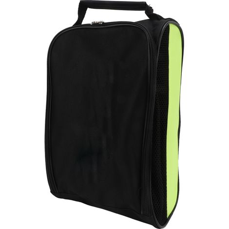 Sac à chaussures de golf Dominant 1, sac de transport pour équipement sportif, sac de rangement de voyage pour le golf avec ventilation pour une utilisation en extérieur (noir et vert) (1/5)