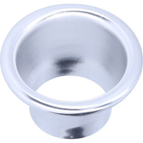 Adaptateur de pile de vitesse de klaxon Turbo d'admission d'air froid de 2,6 pouces, pièce de Modification de voiture en aluminium CNC argent (1/5)