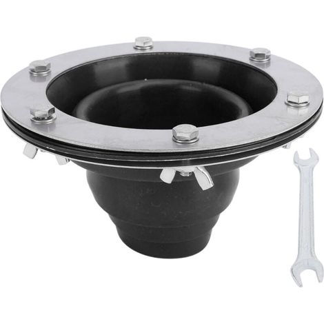 Kit de raccordement pour poêle de tente, tuyau en silicone haute température, solin de toit, compatible avec les sections à triple paroi, noir (1/4)