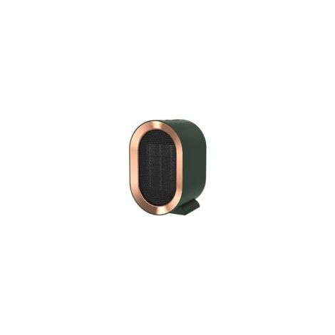 Chauffage soufflant de salle de bain de 1200 watts Mini radiateur soufflant en céramique portable Chauffage électrique mobile électrique silencieux pour la maison et le petit bureau,vert
