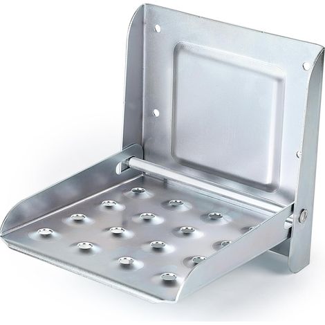 Lot de 1 Marchepied Pliable pour Remorque et Camion Escabeau Pliable en Acier Zingué Accessoire pour Camping Car Marchepied Remorque et Accessoires Camion (1/5)