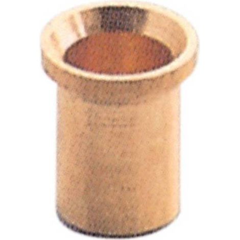 100 x POZZETTO P/ASTE CREMONESI OTTONE LUC D 6MM