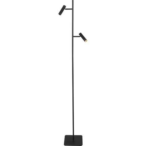 Mexlite - lámpara de pie - Lumo - negro - metal - lámpara de