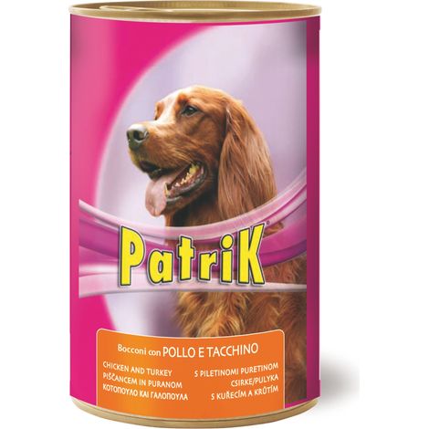 Bocconi per Cani ''Patrik'' Gusto Pollo e Tacchino Gr. 1250 12 Pezzi