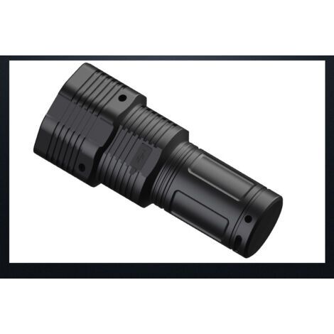 Lampe de poche à lumière forte USB chargeant la lumière latérale éclairage extérieur d'équitation (1/4)