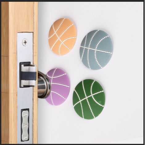 5 Cm Autocollants Muraux Décale De Chambre Décoration Auto-adhésive Bouton Poignée Murale Tampon Mural Stoppeur Empêcher La Garde--4 Pièces (1/5)