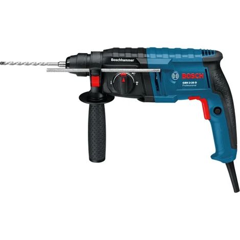 Bosch – Perforateur burineur 650W – Force de frappe 1,7J – Fixation SDS Plus – Percussion électropneumatique – Perçage béton 20mm (1/2)