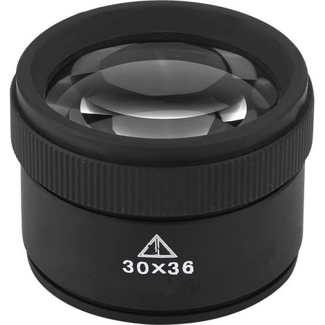 Loupe Bijoutier - Grossissement 30x - Lentille Optique + Alliage De Zinc - Pour Pièces Timbres Bijoux Antiquités - 4 x 4 x 3 cm (1/5)